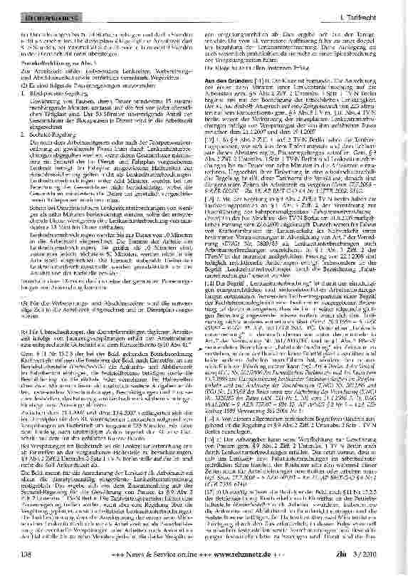 Vorschauseite 2: Anrechnung eines Teils der Lenkzeitunterbrechung auf die Arbeitszeit -Auswirkungen von Verspätungen im Busbetrieb