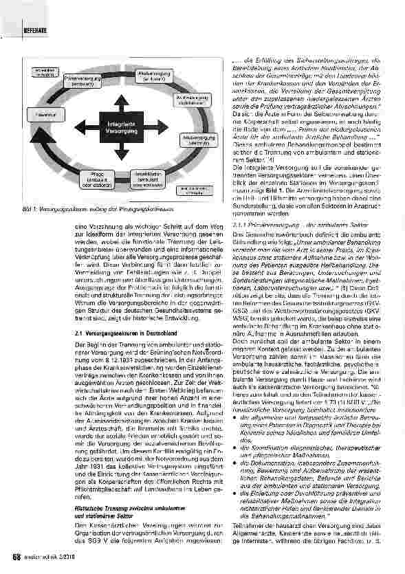 Vorschauseite 3: Strukturmerkmale und Qualitätsmanagement der Integrierten Versorgung - Teil 1