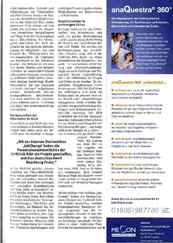Vorschauseite 3: Dem Personalmangel weit voraus