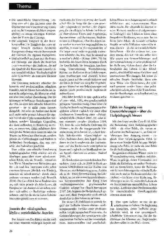 Vorschauseite 3: Ethik unter erschwerten Bedingungen