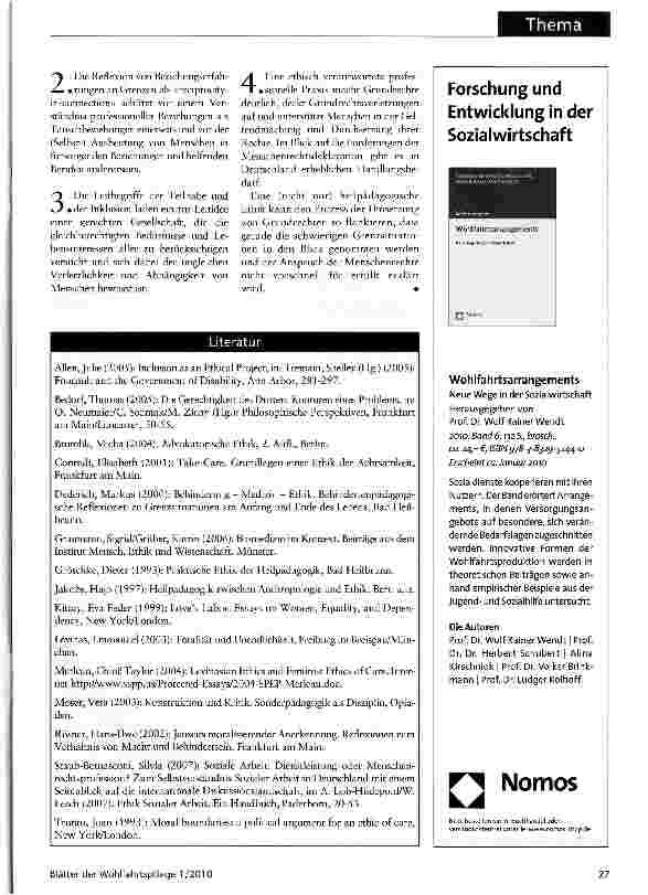 Vorschauseite 4: Ethik unter erschwerten Bedingungen
