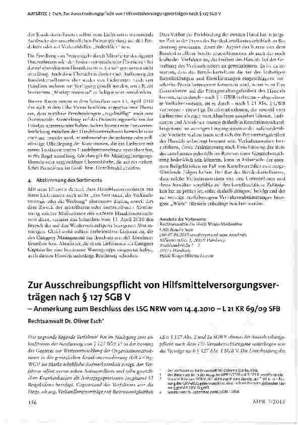 Vorschauseite 6: Im Fokus des Bundeskartellamtes: Einflussnahmen des Lieferanten auf die Wiederverkaufspreise des Abnehmers
