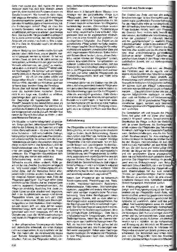 Vorschauseite 2: Krankenpflege in der Zwickmühle Ganzheitliche Pflege: Verheißung oder Illusion?
