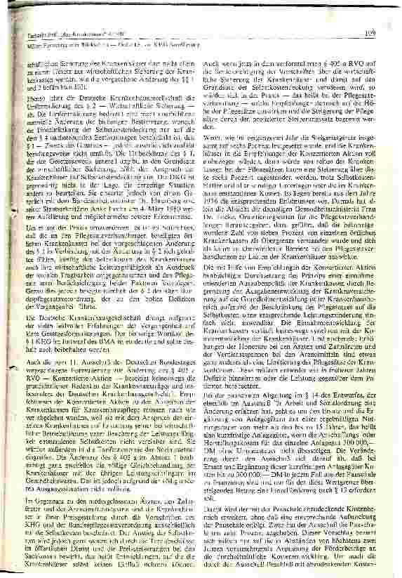 Vorschauseite 3: Fortschritt oder Rückschritt Gedanken zur anstehenden Novellierung des KHG