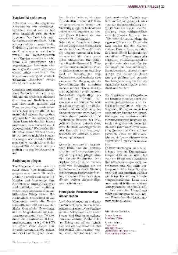Vorschauseite 2: Kundenpflege ist Chefsache