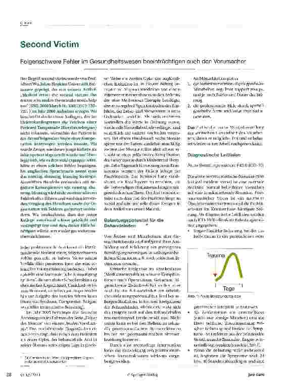 Vorschauseite 1: Second Victim