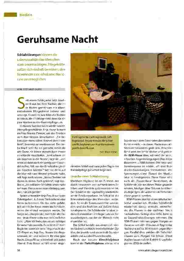 Vorschauseite 2: Geruhsame Nacht