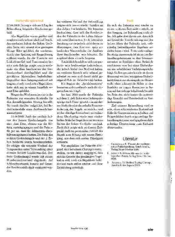 Vorschauseite 5: Fallbeispiele für Anwendungen von Orthonyxiespangen