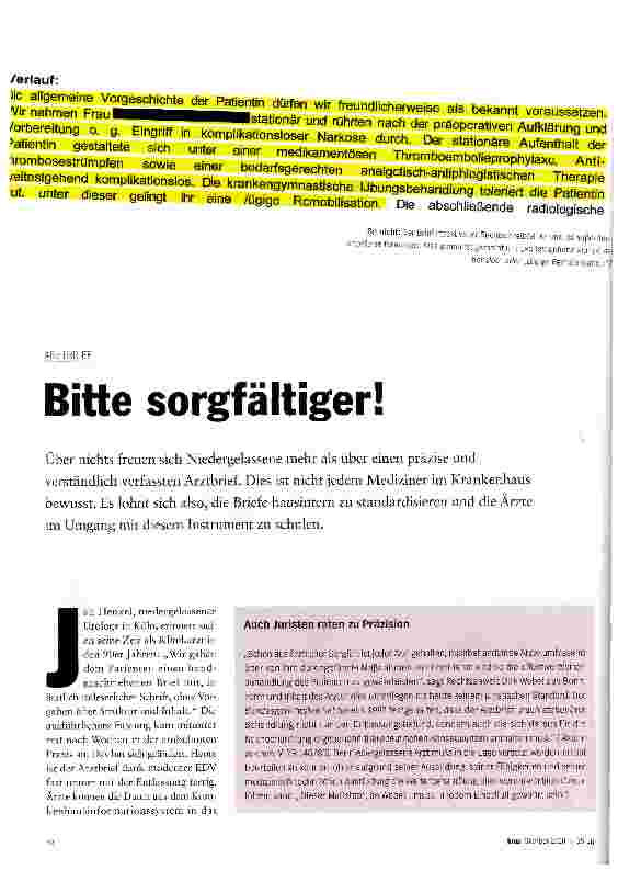 Vorschauseite 1: Bitte sorgfältiger!