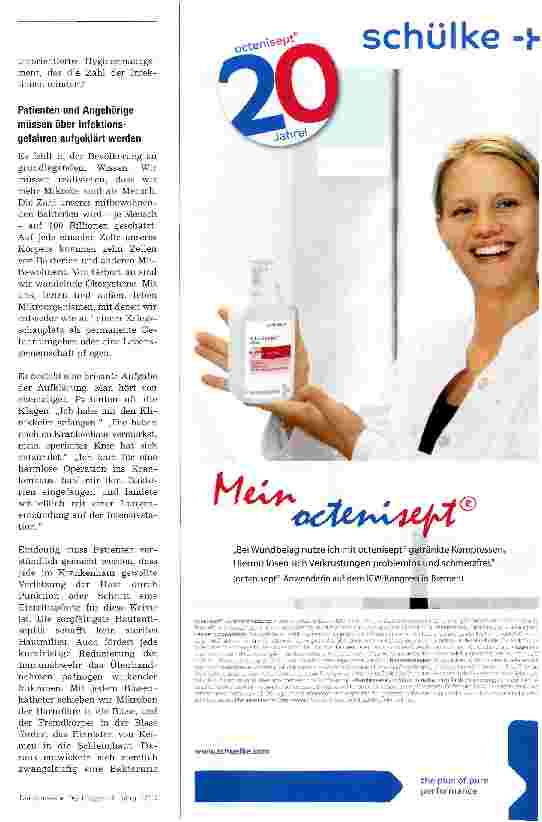 Vorschauseite 2: Hygiene erfordert ausreichend qualifizierte Klinikmitarbeiter