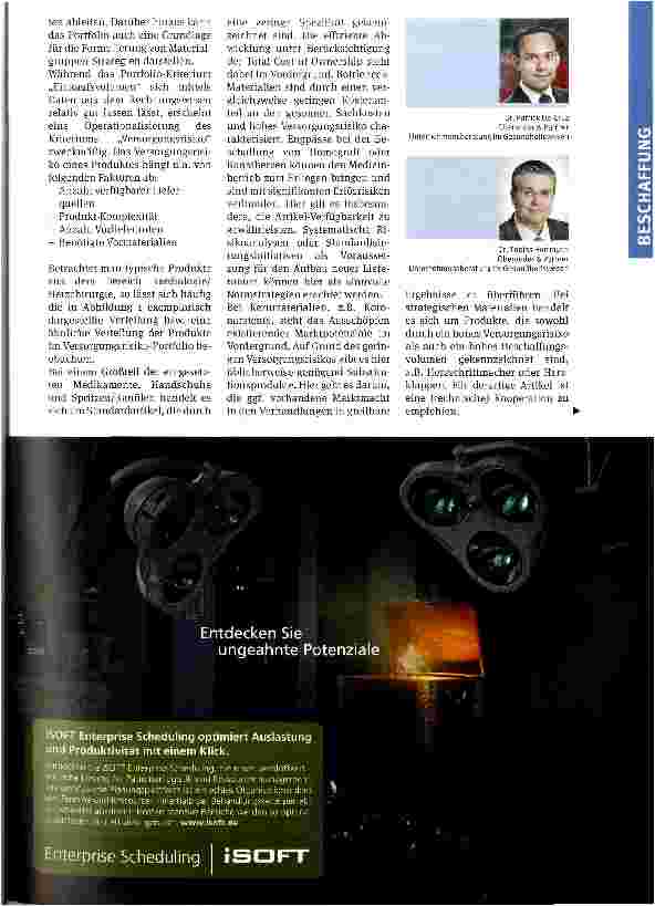 Vorschauseite 2: Die Sachkosten steigen! Strategisches Beschaffungsmanagement in der Kardiologie/Herzchirurgie mit Beschaffungsportfolios