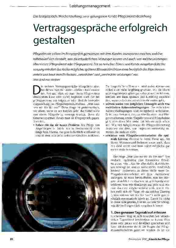 Vorschauseite 1: Vertragsgespräche erfolgreich gestalten