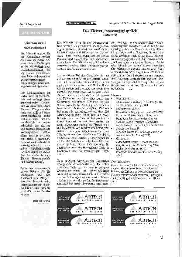 Vorschauseite 3: Das Zielvereinbarungsgespräch
