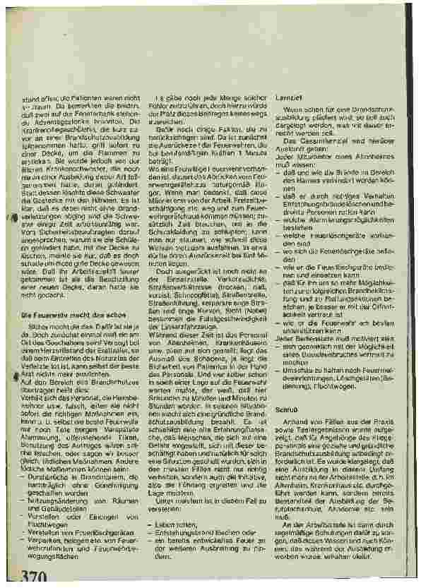 Vorschauseite 5: Brandschutz gehört in den Lehrplan
