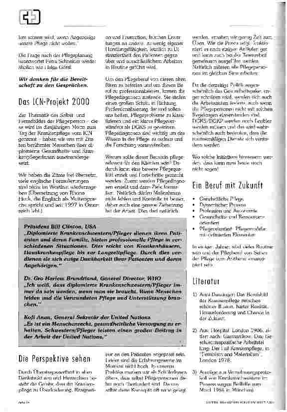 Vorschauseite 3: Die selbstlose diplomierte Gesundheitsund Krankenschwester