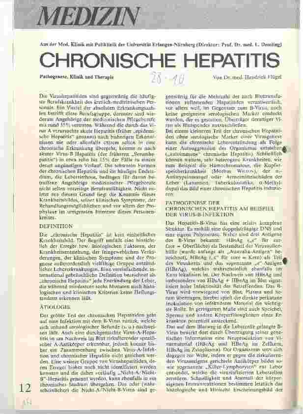 Vorschauseite 1: Chronische Hepatitis
