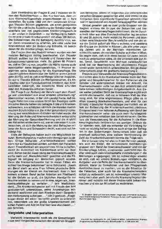 Vorschauseite 5: Eine Schülerumfrage in Österreich über Probleme der Krankenpflege