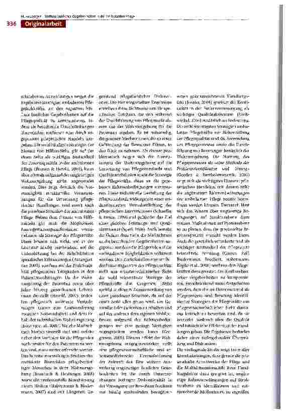 Vorschauseite 6: Einfluss baulicher Gegebenheiten in der ambulanten Pflege: Auswirkungen und Strategien zur Sicherstellung der Pflegequalität -Ergebnisse einer explorativen Studie