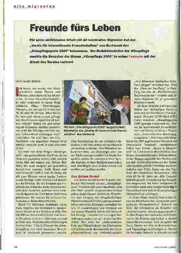 Vorschauseite 1: Freunde fürs Leben