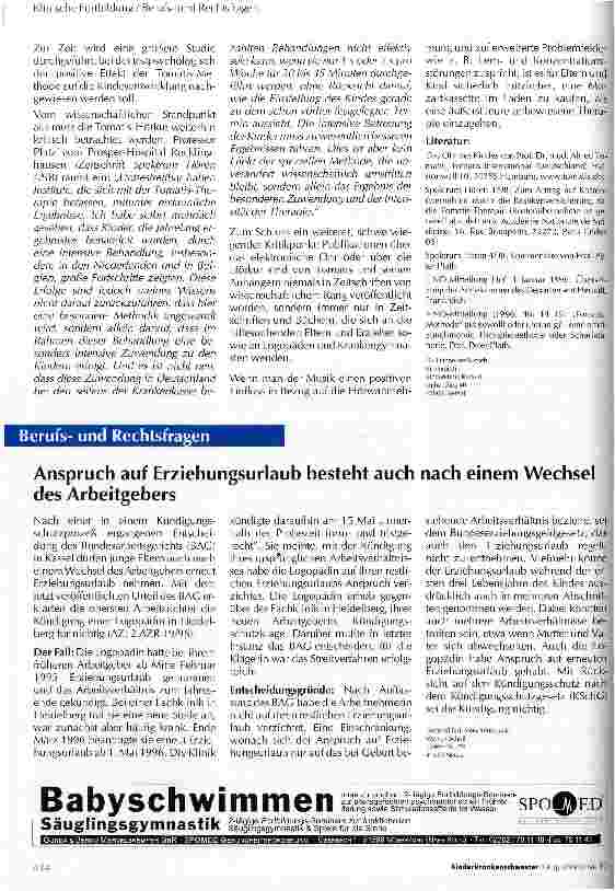 Vorschauseite 3: Die Klangtherapie nach Tomatis