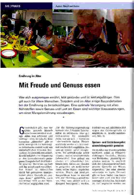 Vorschauseite 1: Mit Freude und Genuss essen