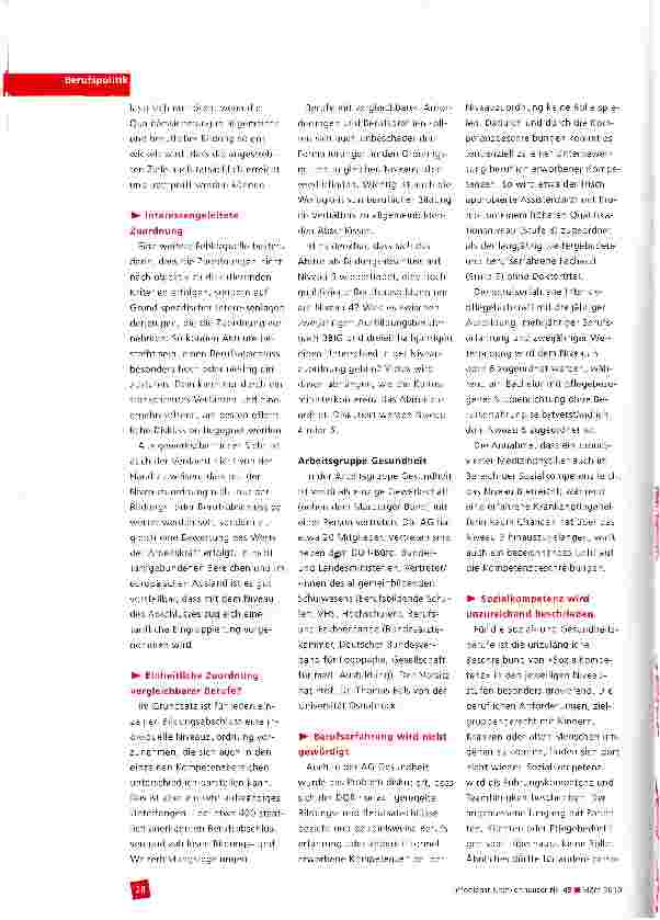 Vorschauseite 2: Welches Niveau bitte?, Ersprobung des Deutschen Qualifikationsrahmens