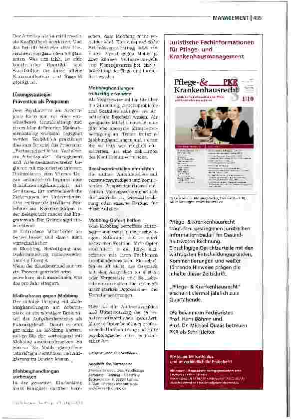 Vorschauseite 4: Aktiv gegen Mobbing vorgehen