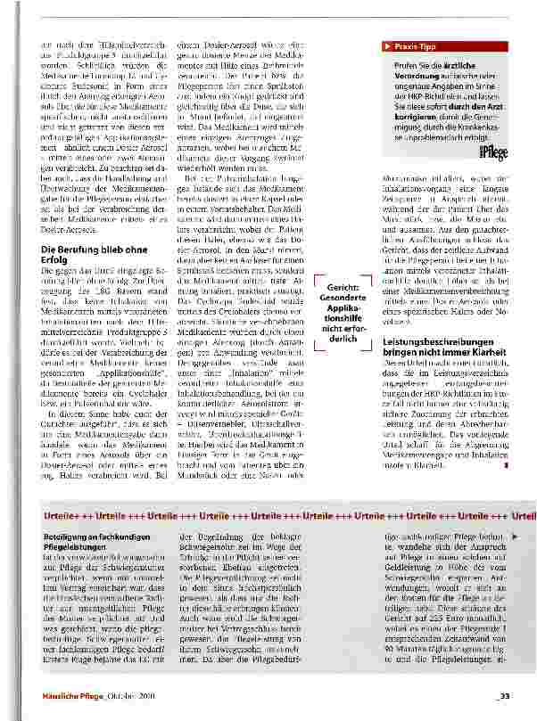 Vorschauseite 2: Nur Medi-Gabe oder doch mehr?