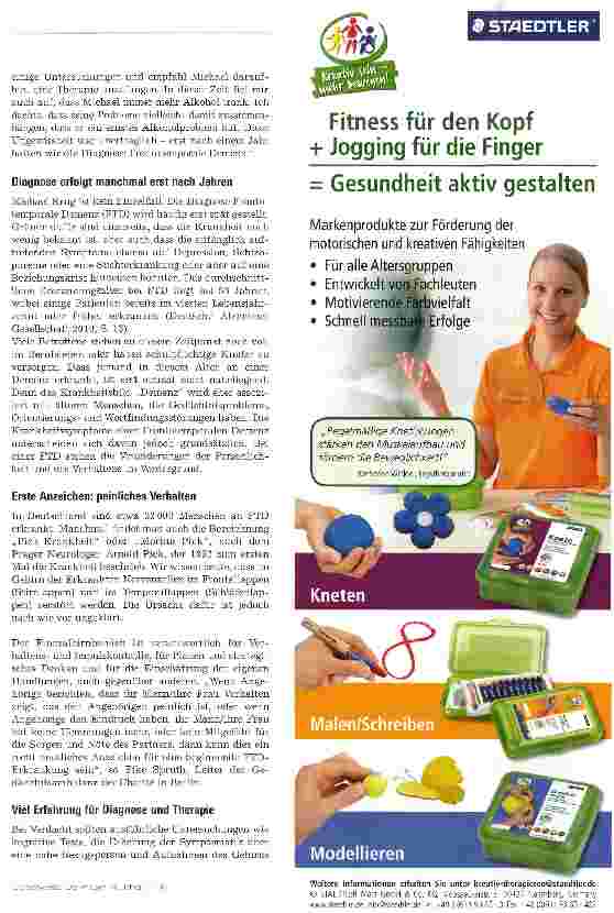 Vorschauseite 2: Herausforderung für Angehörige, Pflegekräfte und Arzte