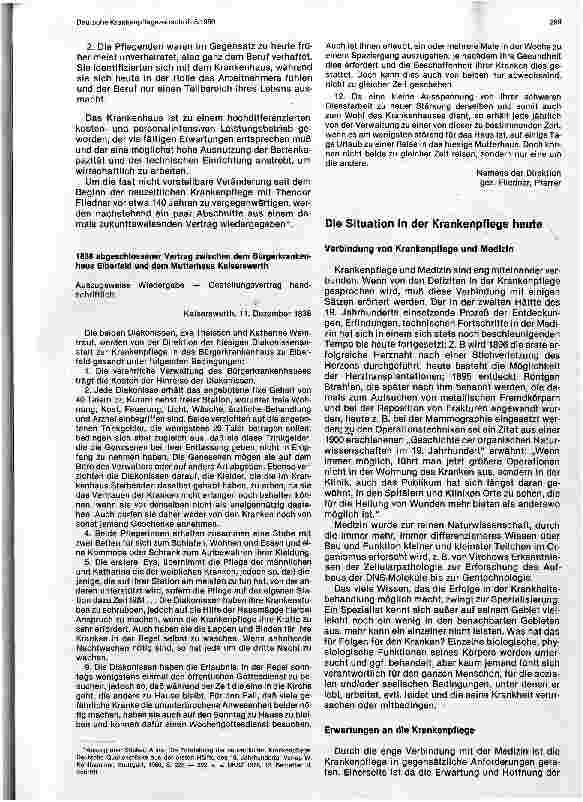Vorschauseite 2: Selbstverständnis des Pflegeberufes was kann die Ausbildung dazu beitragen