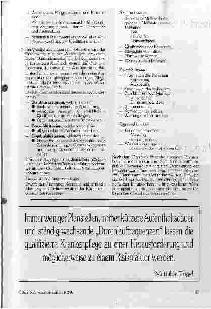 Vorschauseite 5: Management im Pflegewesen - WHO-Workshop Aarau vom 25.09-8.10.1989