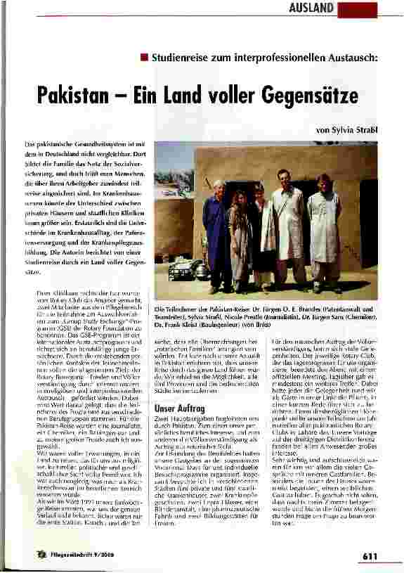 Vorschauseite 1: Pakistan - Ein Land voller Gegensätze Studienreise zum interprofessionellen Austausch