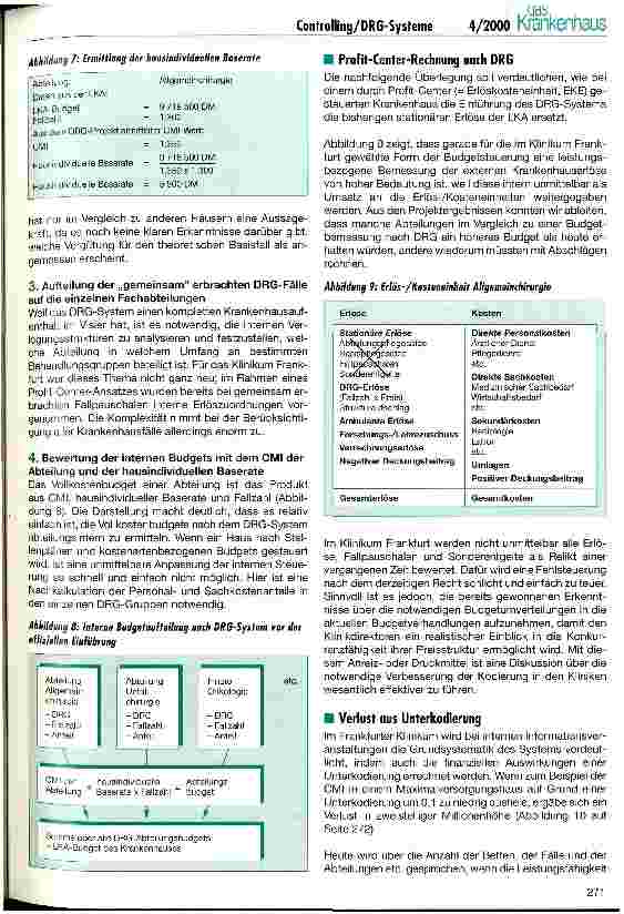 Vorschauseite 3: Veränderungen im Controlling bei Einführung eines DRG-Systems