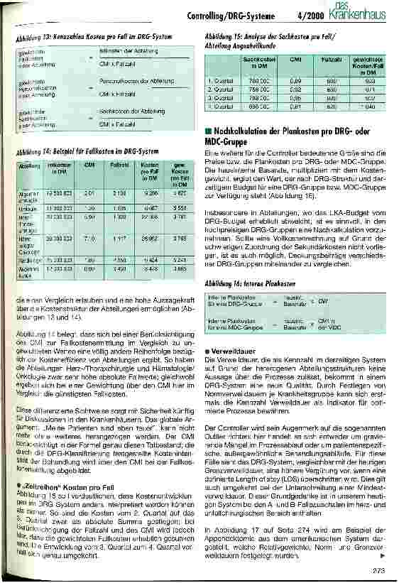Vorschauseite 5: Veränderungen im Controlling bei Einführung eines DRG-Systems