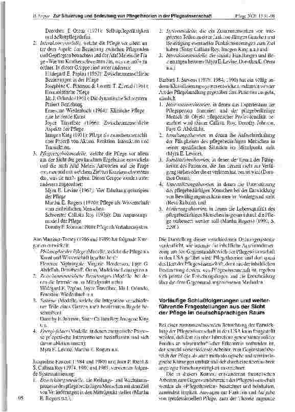 Vorschauseite 5: Zur Situierung und Bedeutung von Pflegetheorien in der Pflegewissenschaft