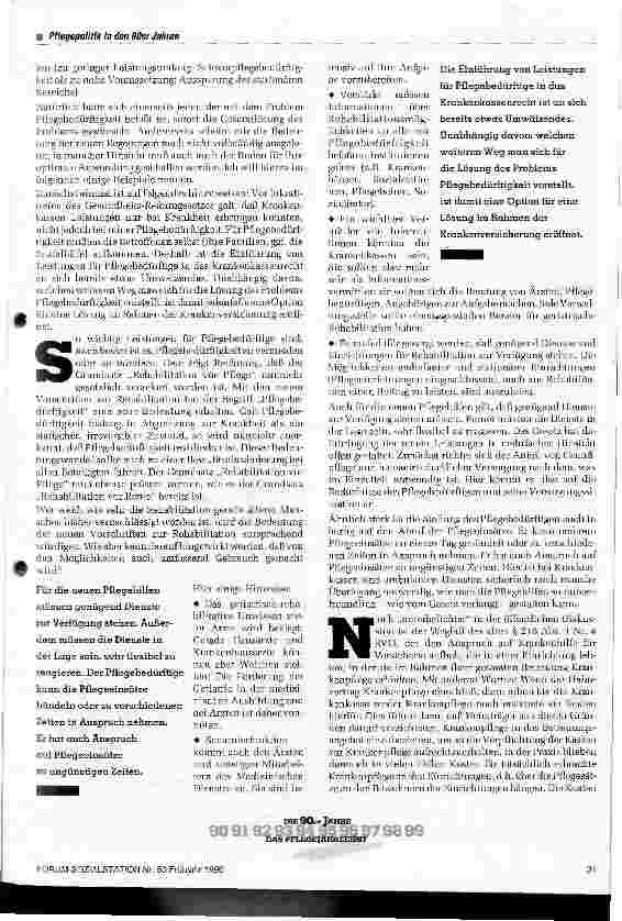Vorschauseite 2: Die Kosten der Pflege auf viele Schultern verteilen