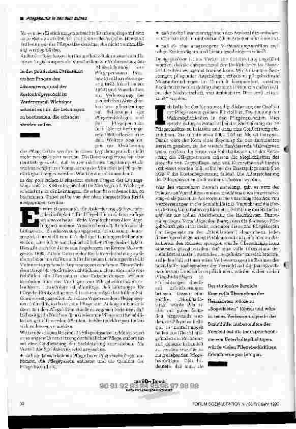 Vorschauseite 3: Die Kosten der Pflege auf viele Schultern verteilen