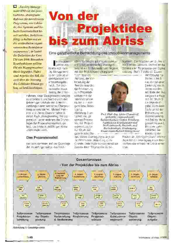 Vorschauseite 1: Von der Projektidee bis zum Abriss