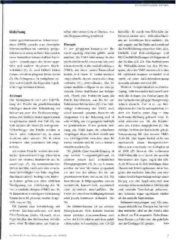 Vorschauseite 2: Patellofemorales Schmerzsyndrom