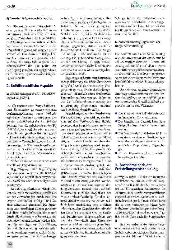 Vorschauseite 3: Finanzielle Hilfen für notleidende Beteiligungen aus gemeinnützigkeitsund beihilferechtlicher Sicht