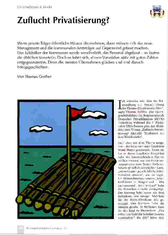 Vorschauseite 1: Zuflucht Privatisierung?