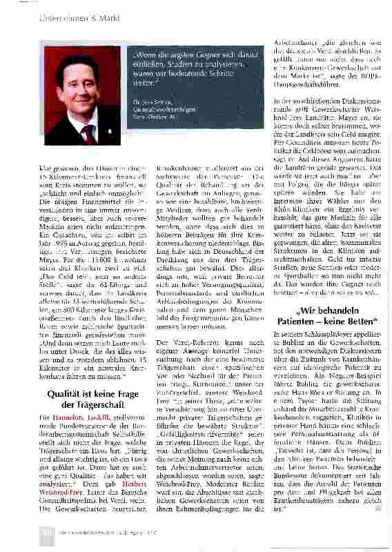 Vorschauseite 3: Zuflucht Privatisierung?