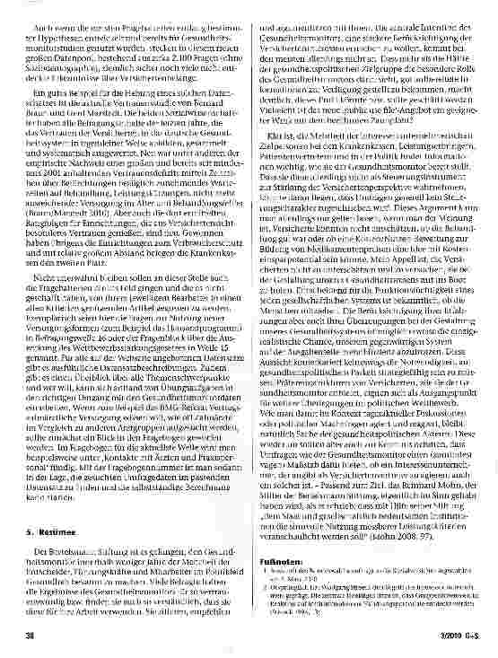 Vorschauseite 6: Politischer Wettbewerb im Interesse der Versicherten Der Gesundheitsmonitor der Bertelsmann Stiftung