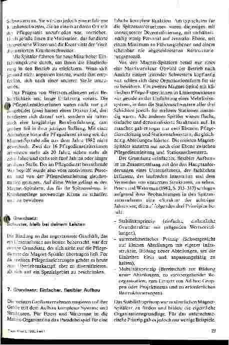 Vorschauseite 6: Magnet-Spitäler Institutionen mit Spitzenleistungen ( 2. Teil)