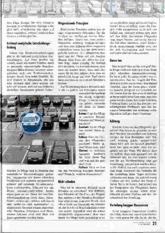 Vorschauseite 2: Verantwortlich für das, was wir uns vertraut machen Wege zur klinischen Entscheidungsfindung