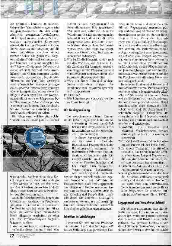 Vorschauseite 3: Verantwortlich für das, was wir uns vertraut machen Wege zur klinischen Entscheidungsfindung