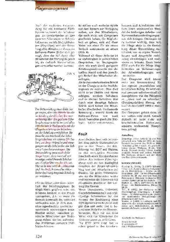 Vorschauseite 5: EDV in der Pflege - unverzichtbares Instrument für die Zukunft Mitarbeiterzufriedenheit