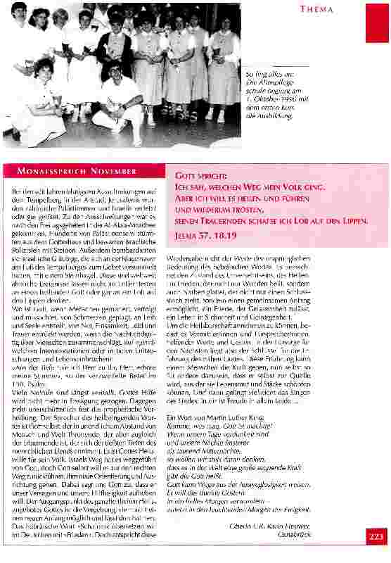 Vorschauseite 2: 10 Jahre Diakonieseminar für Altenpflege am Kreiskrankenhaus Rotenburg a. d. Fulda Jubiläumsfeier am 2. Oktober 2000 in Rotenburg/Fulda