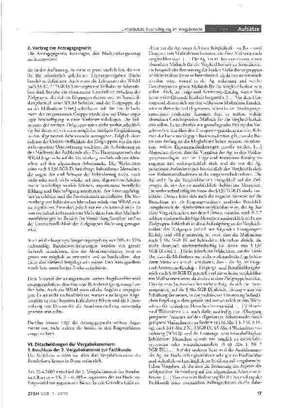 Vorschauseite 4: Unterstützte Beschäftigung im Vergaberecht