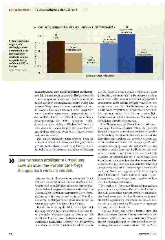 Vorschauseite 3: Das Lichtsystem stimuliert die innere Uhr